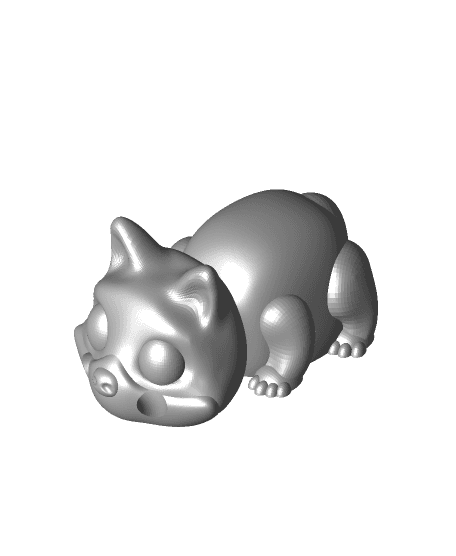 Fox Keychain 3d model