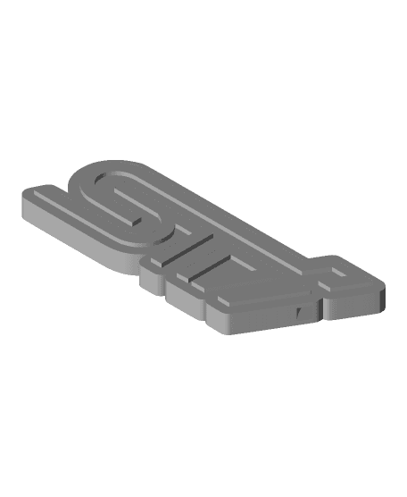 STI Keychain 3d model