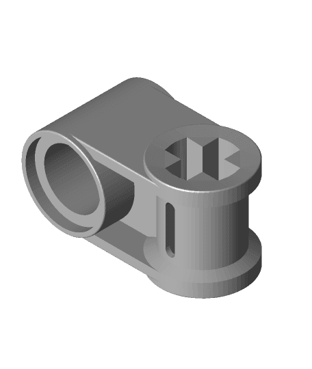 LEGO® 6536 - 6261371 - Technic, Axle and Pin Connector Perpendicular 3d model