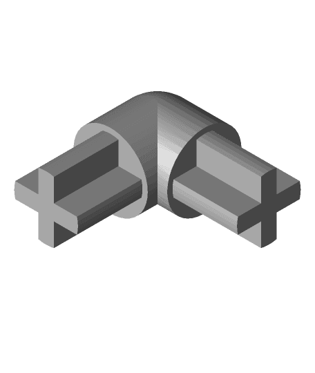 GFun Frame S Series Angle Simplified 3d model