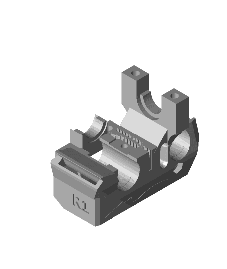 Prusa-Mini X Carriage for E3D Bowden 3d model