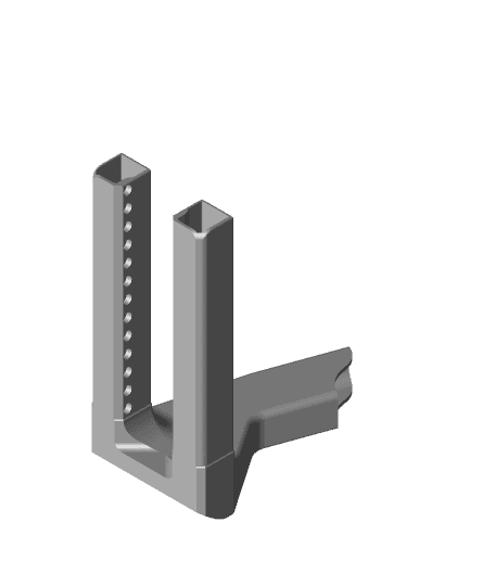 MPCNC Primo - Koala Vac v2 attachment Bottom (Part 2 of 2).stl 3d model