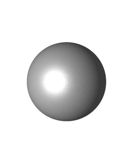 Round shift knob 3d model