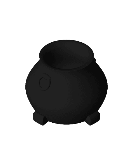 Cauldron With Top - Version A 3d model