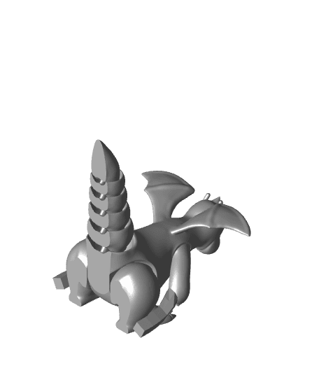 Articulating Dragonite - Pokemon 3d model