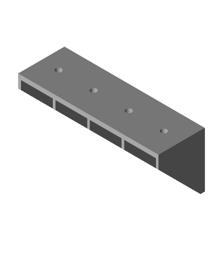 under dash switch panel 3d model