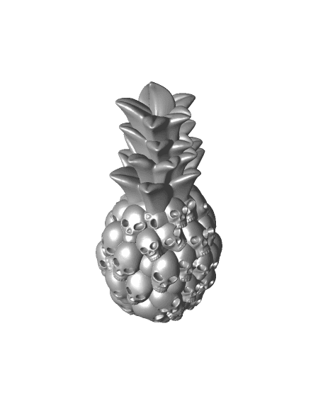 Pineapple Skull 3d model