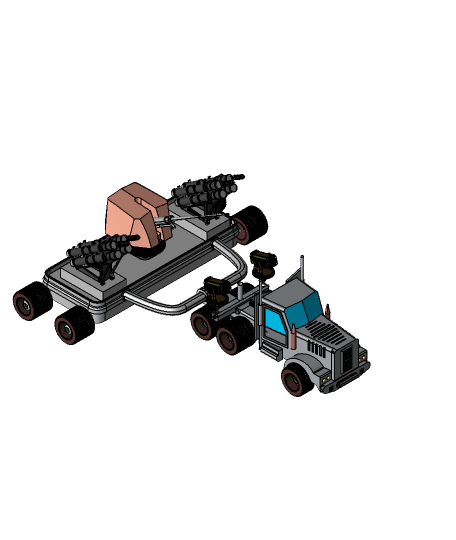 truck war.step 3d model