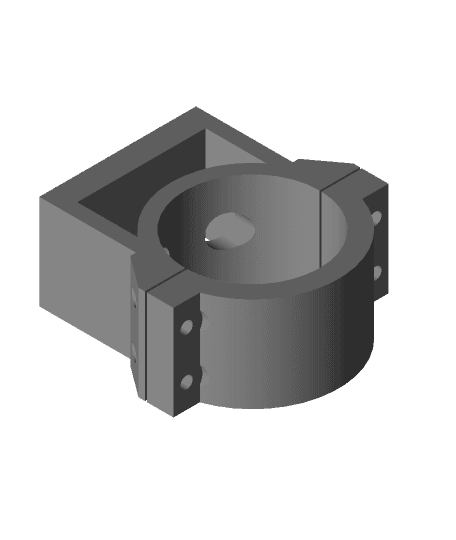 775 DC motor mount 3d model