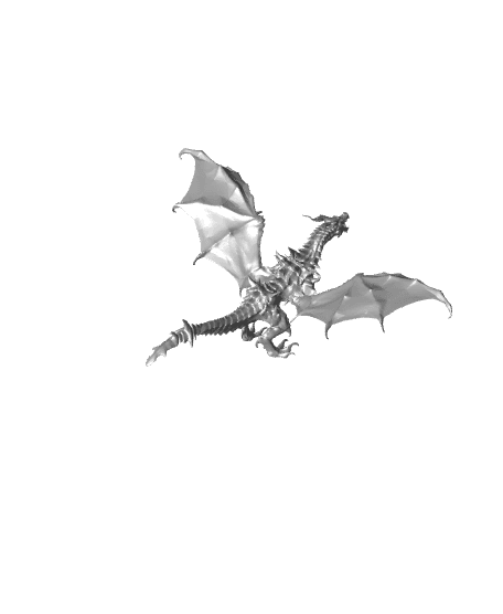 Alduin Skyrim Dragon 3D Model - Legendary Dragon 3d model