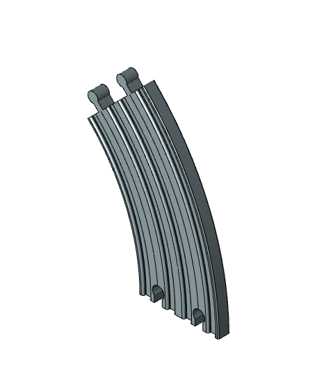 BRIO Style Train Track, Curve, EE 3d model