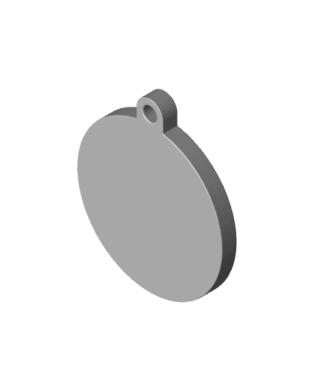 St Halo Necklace Pendant 3d model