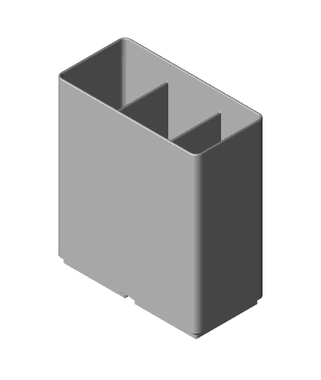 1x2 Pen Holder.stl 3d model