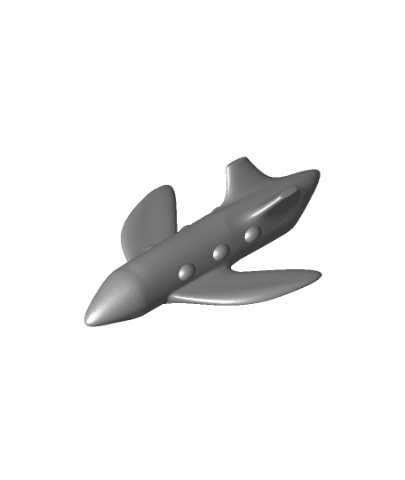 Silly Toy Plane  3d model