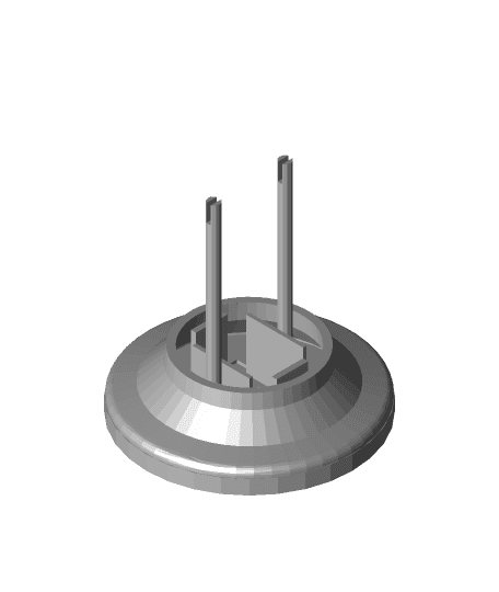 Light Bulb and Base 3d model