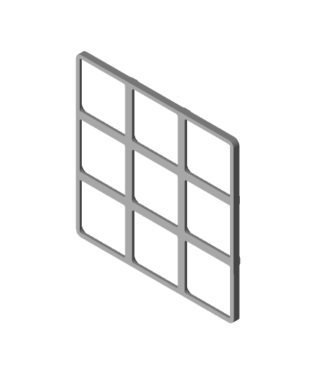 3x3 Gridfinity Grid 3d model