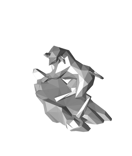 Red bull sculpture  3d model