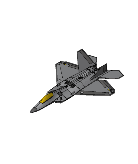 F 22 RAPTOR 3d model