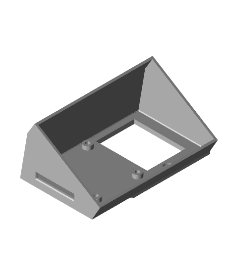 Kingroon KP3S TFT24 Screen mount 3d model