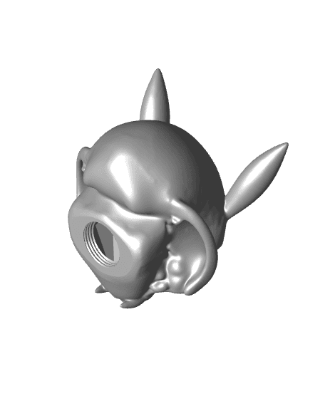 Pika Skull Piggy Bank 3d model