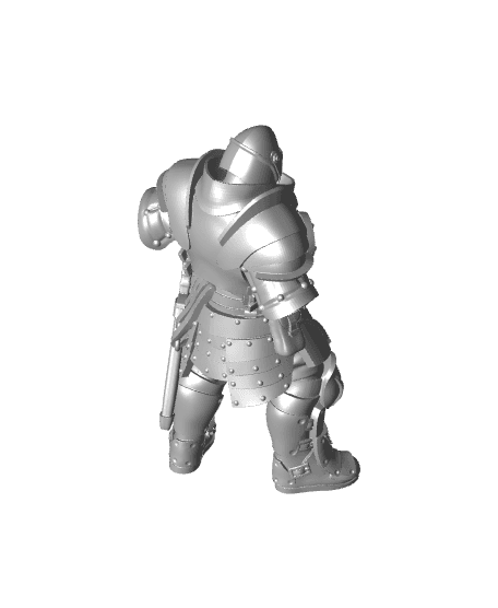 Plate Foot Knight 3d model