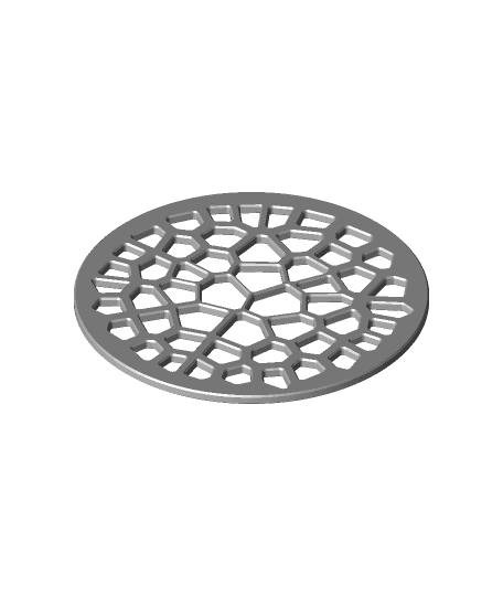 Voronoi Coaster 3d model