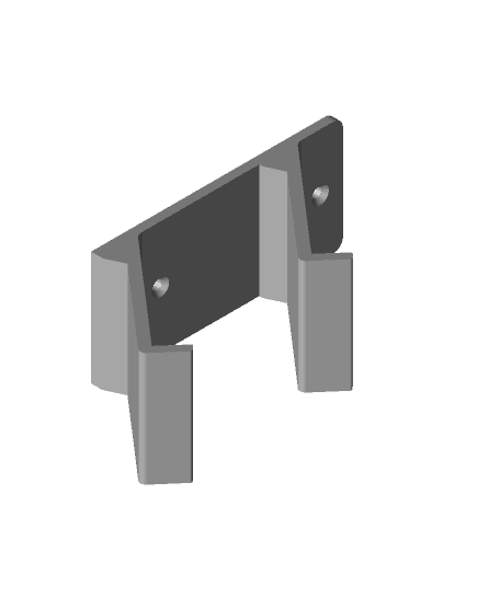 2 Controller Universal Wall Mount 3d model