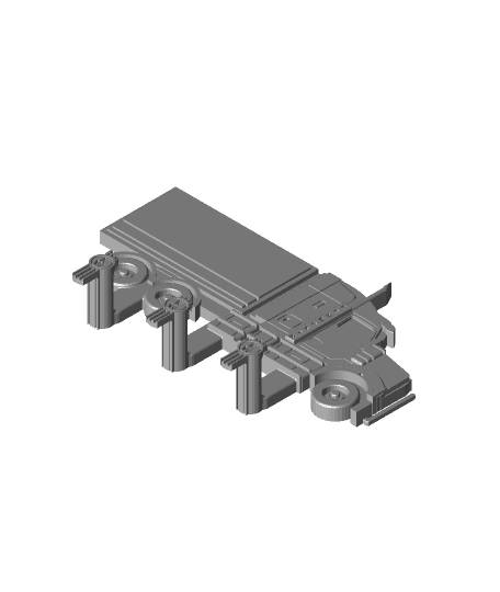 Truck key hanger 3d model