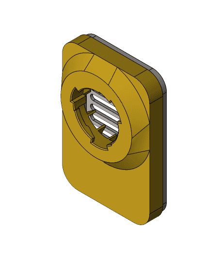 3M respirator compatible cartridge filter housing 3d model