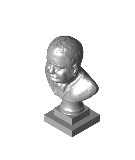 Churchill Bust 3d model