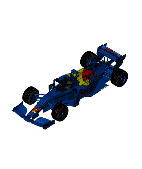 Formula 1 car 3d model