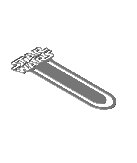 Star wars bookmark 3d model