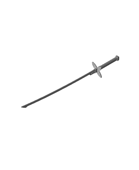 Demon Slayer Shinobu Katana And Scabbard Printable Assembly 3d model