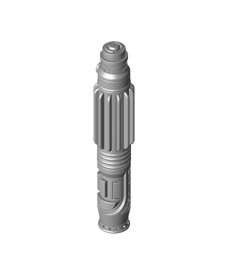 Mace Windu Collapsing Lightsaber 3d model