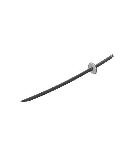 One Piece Trafalga Law Sword And Sheath Assembly 3d model