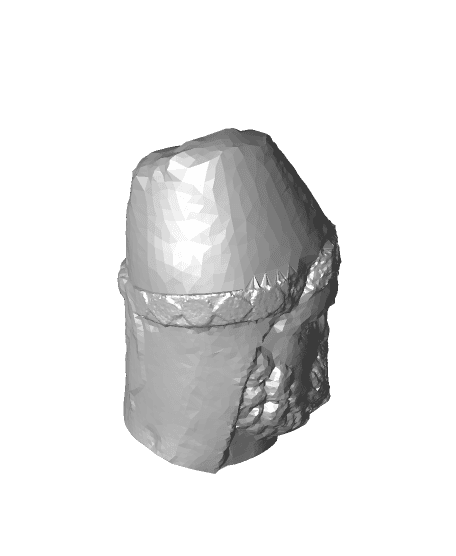 Mount Nimrod Ancient Sculpture 3d model