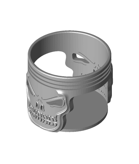 Piston Skull Coaster 3d model