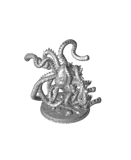 (32mm) Ralakor, Lord of the Beholders 3d model