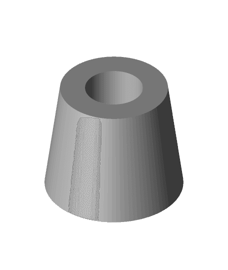 Customisable circular foot 3d model