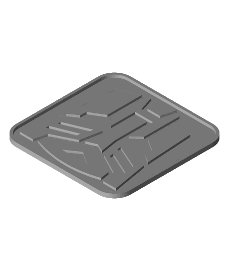 Autobot Logo Coaster 3d model