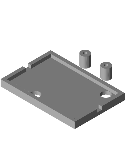 Lionel Mighty Sound of Steam circuit board holder 3d model