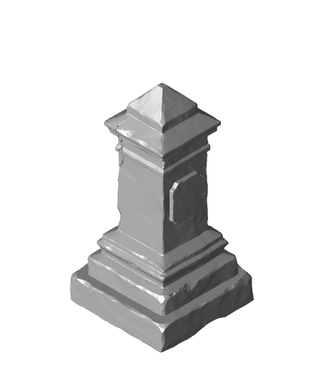 Set of Gravestones 3d model