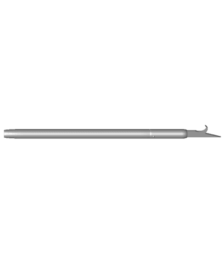 1/10 scale Accessories Pike Pole W/Hook 3d model