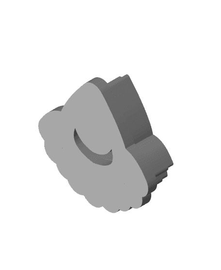 Tribal Abstract 03 Clay Cutter for Polymer Clay | Digital STL File | Clay Tools | 4 Sizes  3d model