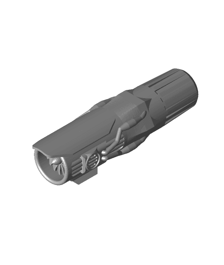 aerospike spaceship engine 3d model