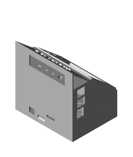 SKR_Enclosure_TFT35 with tabs.stl 3d model