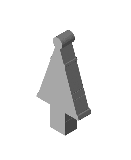 Santa Peg Christmas Countdown 3d model