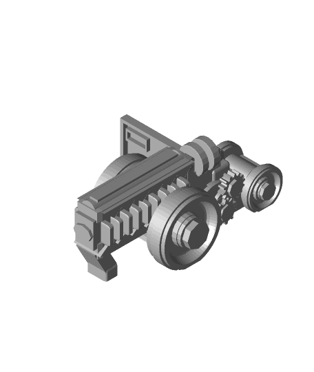 FHW: Worker Bots accelerator Cannon V1.2 a 3d model