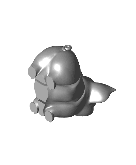 Wiggly Pig - Flexy Piggy Articulating - Print in Place  3d model