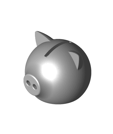 True fruits piggy bank 3d model